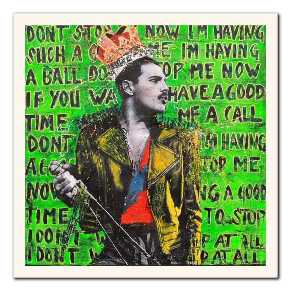 Kunst av Fru Bugge med Freddie Mercury