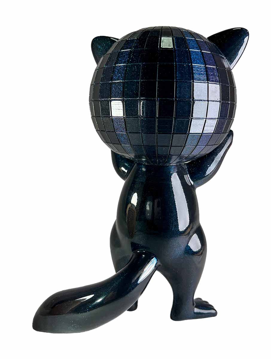 Good times ahead_skulptur bakfra_25cm_PLA materiale_handfinish lakkert for hånd