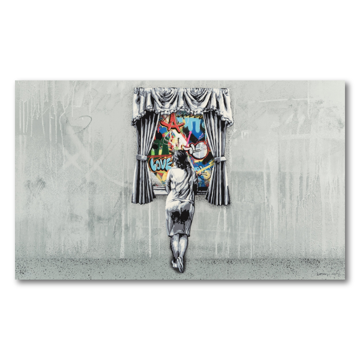 Martin Whatson - Figurine at the window (reverse)