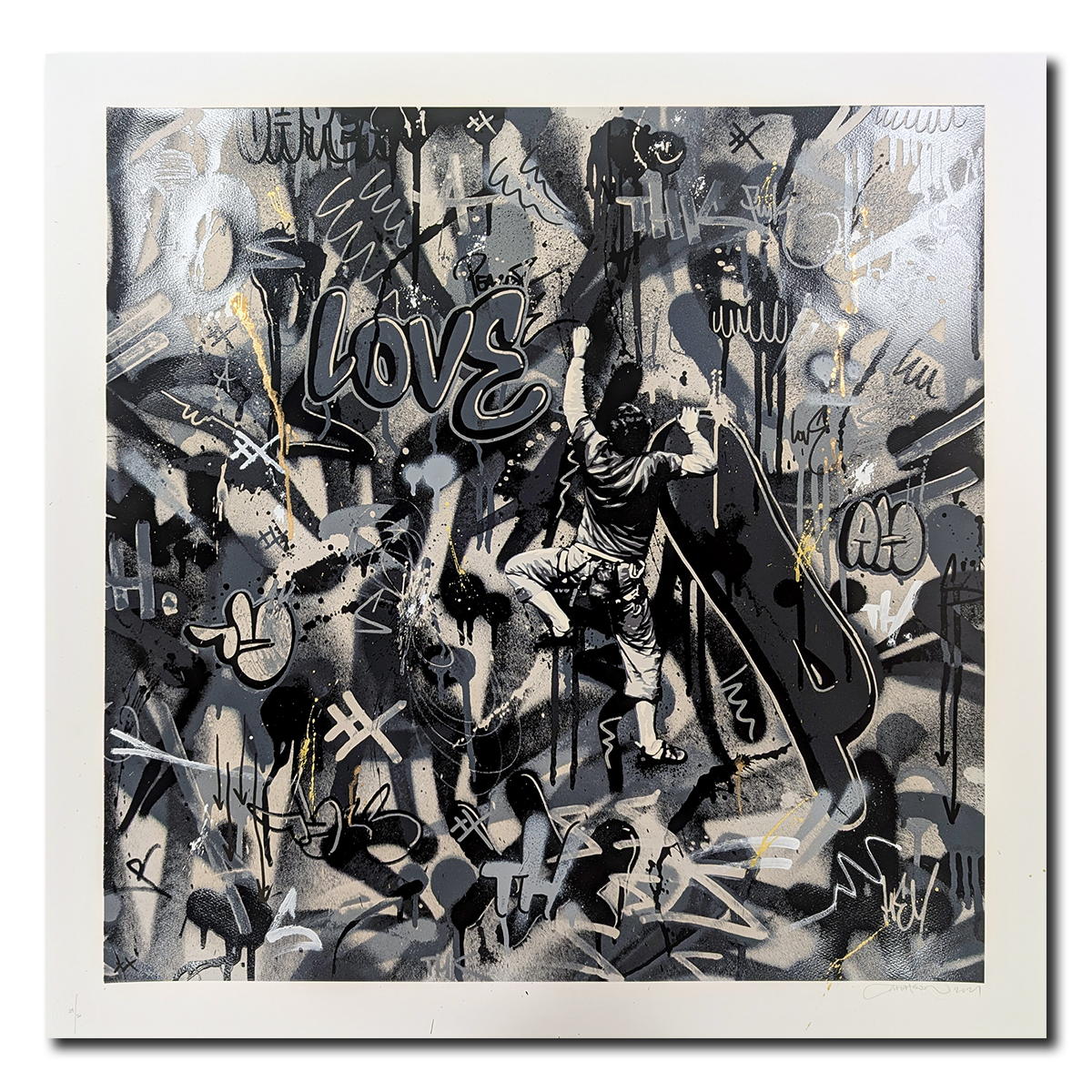 Martin Whatson - Rock Climber (B/W)