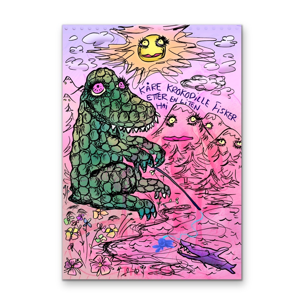 Bjarne Melgaard - Kåre krokodille