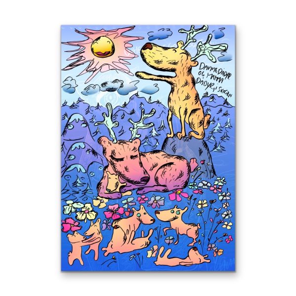 Bjarne Melgaard - Dådyr i skogen