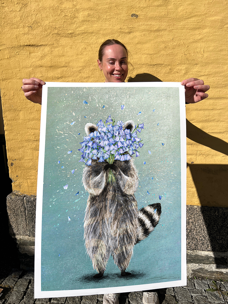 Siri Røiseth - It's ok to be blue (50x70) - Bilde 4