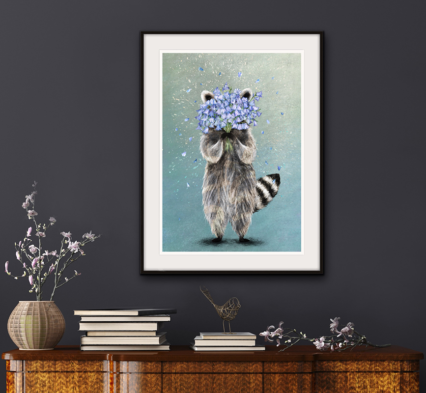 Siri Røiseth - It's ok to be blue (40x60) - Bilde 3